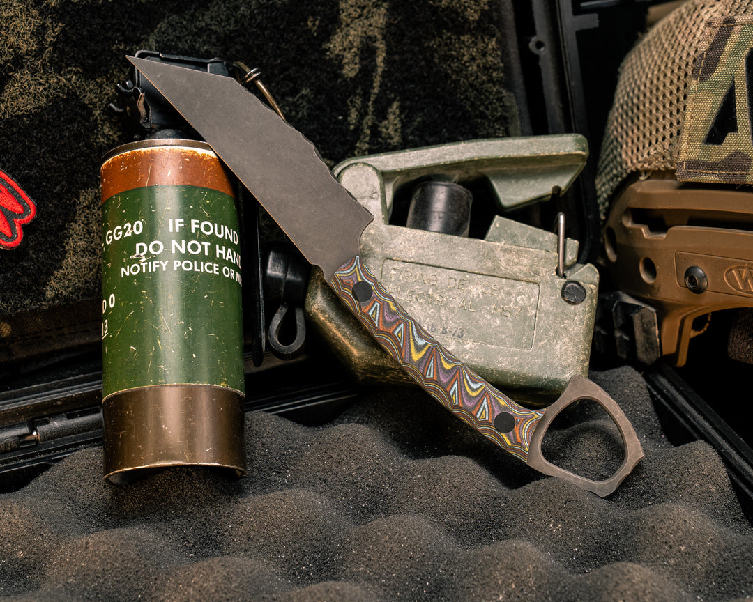 SOPHS- Flashback G10, CF Pins, Textured Grip