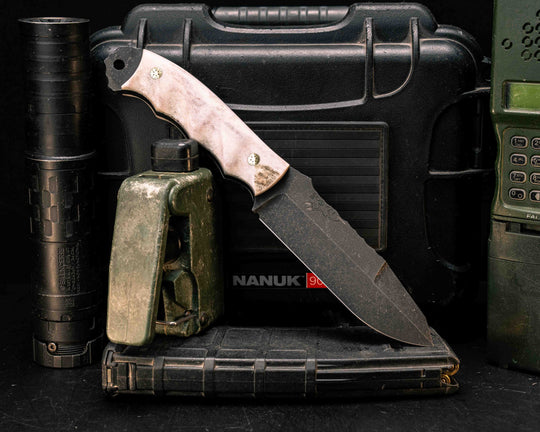 Disaster Breacher Gen 3- Elk antler, Mosaic Pins, Textured Grip