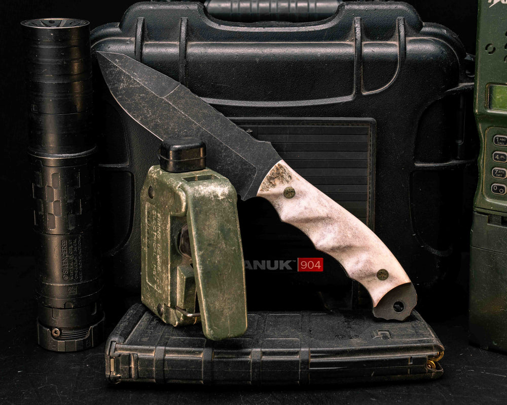 Disaster Breacher Gen 3- Elk antler, Mosaic Pins, Textured Grip