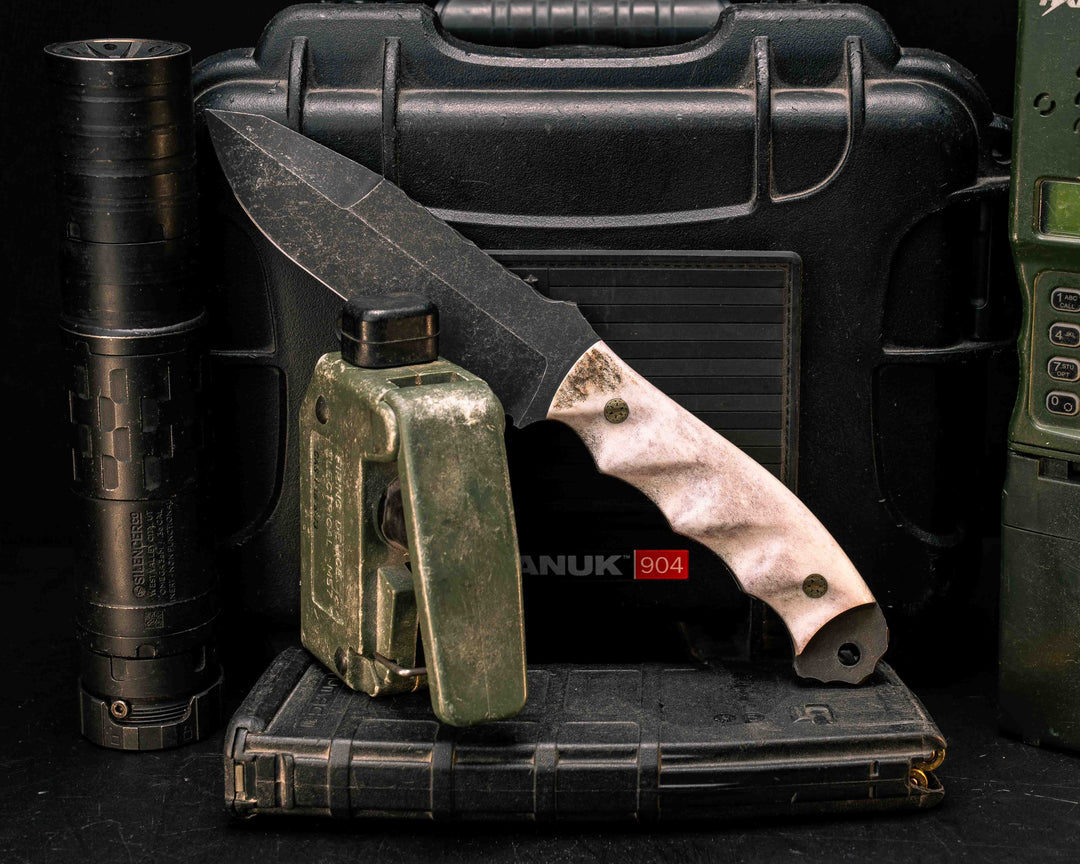 Disaster Breacher Gen 3- Elk antler, Mosaic Pins, Textured Grip