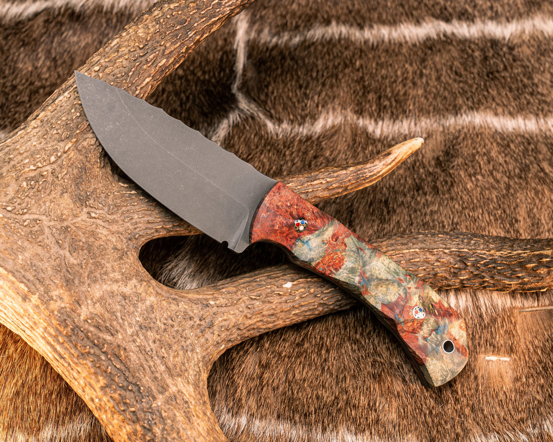 Cavner- Dyed Buckeye, Mosaic Pins, Aluminum Lanyard Pin, Textured Grip