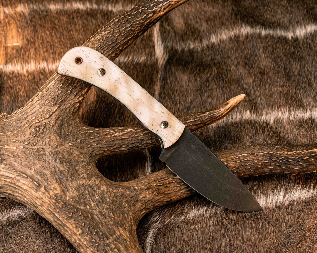 Cavner- Giraffe Bone, Mosaic Pins, Copper Lanyard Pin, Textured Grip