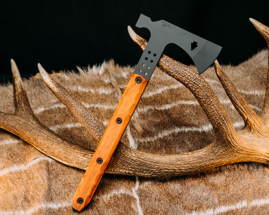 Arrowhead Hawk- Desert Ironwood, Armor Black Cerakote, Allen Bolts, Textured Grip