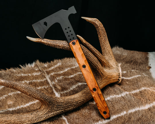 Arrowhead Hawk- Desert Ironwood, Armor Black Cerakote, Allen Bolts, Textured Grip