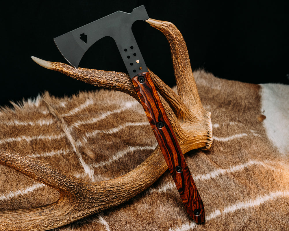 Arrowhead Hawk- Desert Ironwood, Armor Black Cerakote, Allen Bolts, Textured Grip