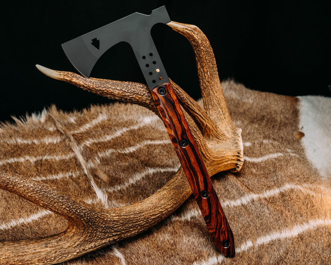 Arrowhead Hawk- Desert Ironwood, Armor Black Cerakote, Allen Bolts, Textured Grip