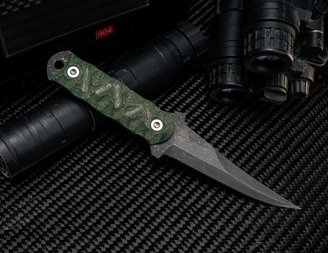 Combat Filet - Junglewear Carbon Fiber, Ti Allen Bolts, Chaos Grip