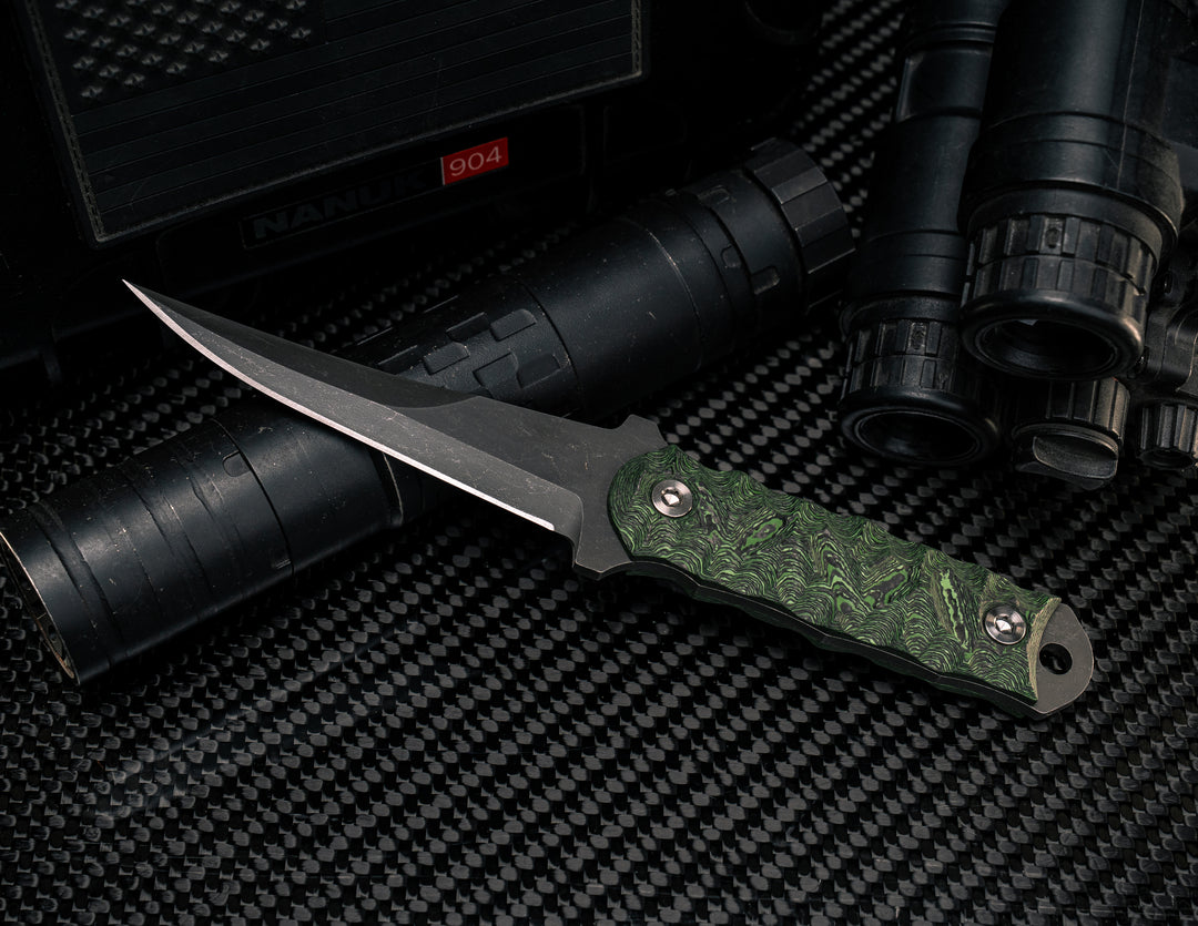 Combat Filet - Junglewear Carbon Fiber, Ti Allen Bolts, Chaos Grip