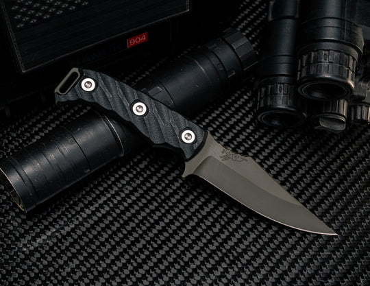 Tosahwi - Black G10, OD Green Cerakote, Ti Torx Bolts, Iron Grip