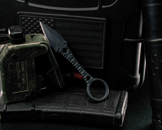 Ringstrike- Sniper Grey Cerakote and Machined Rockwork Handle