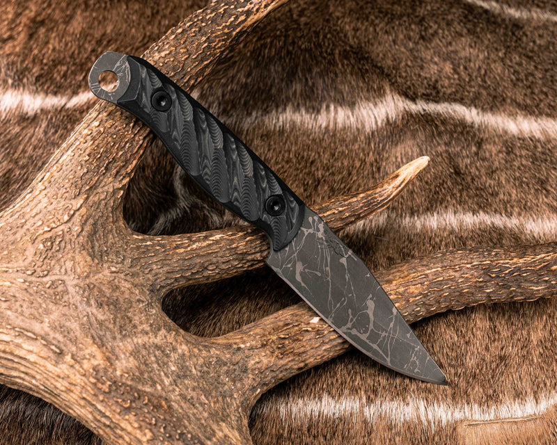 Crow Jr- Black Dunes Carbon, Allen Bolts, Textured Grip
