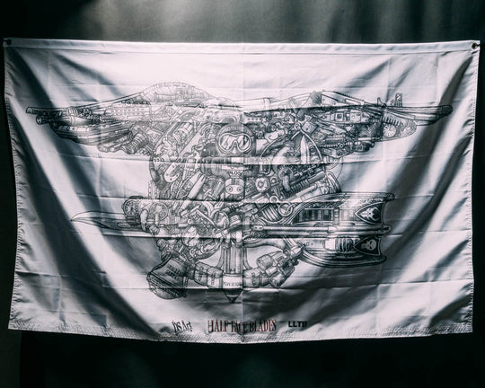 Navy SEAL Trident Art Flag- Art by Don Stewart