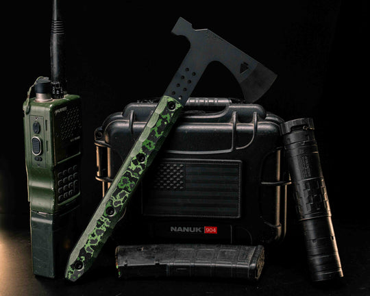 Arrowhead Hawk- Jungle Wear FAT Carbon, Armor Black Cerakote, Allen Bolts, Textured Grip