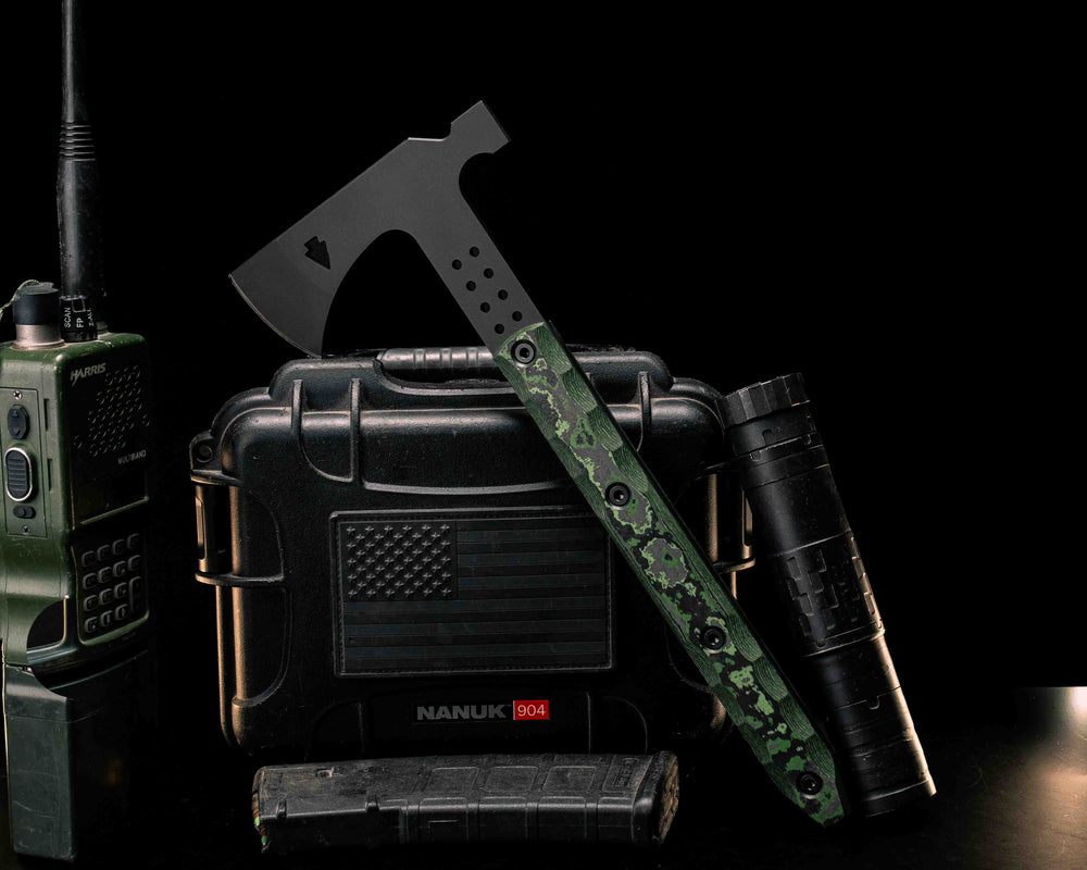 Arrowhead Hawk- Jungle Wear FAT Carbon, Armor Black Cerakote, Allen Bolts, Textured Grip