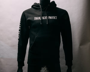 Train, Fight, Protect Hoodie Black