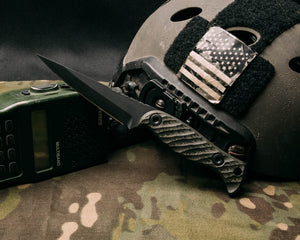 Congressman- Jungle Wear carbon, armor black cerakote, allen bolts, iron grip