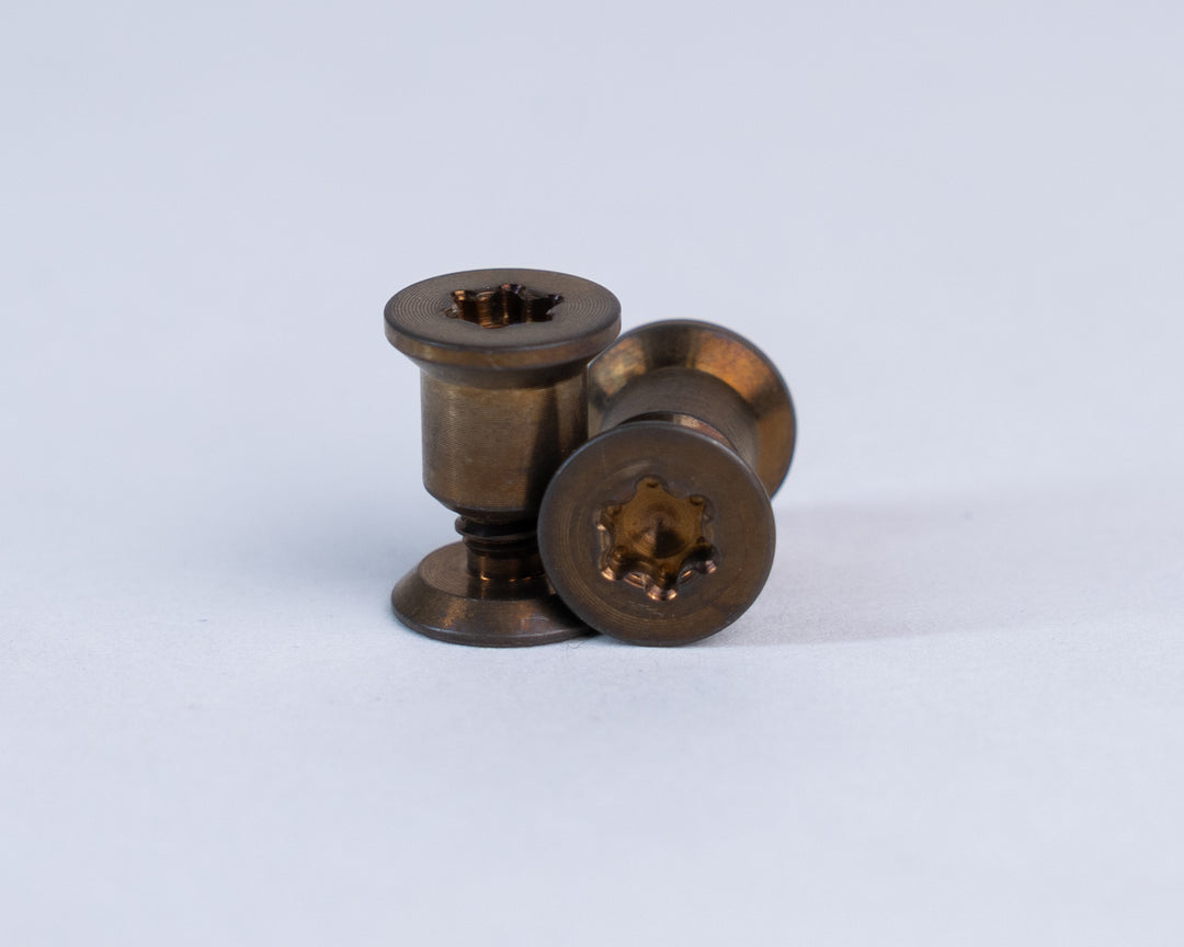 Titanium Hardware (SET of 2) - Anodized Bronze, HFB-Short