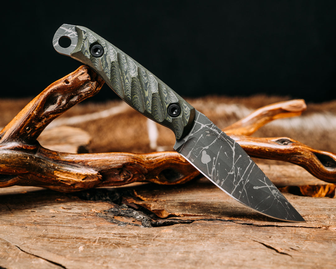 Crow Jr- Jungle Wear Carbon, Allen Bolts, Textured Grip