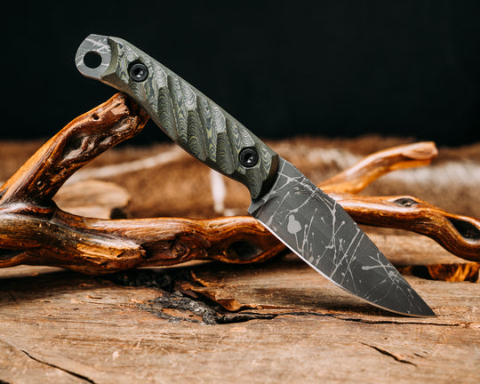 Crow Jr- Jungle Wear Carbon, Allen Bolts, Textured Grip