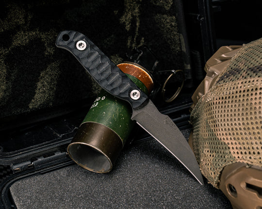 Gula Gula- Black G10, Ti Allen Bolts, Textured Grip