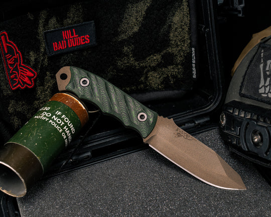 Disaster Jr- Jungle Wear Carbon, Midnight Bronze Cerakote, Allen Bolts, Textured Grip