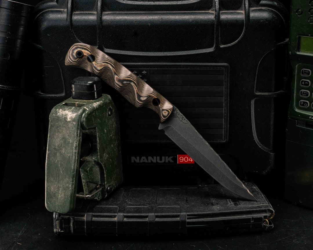 Boogeyman- Dalhalla Richlite, CF Pins, CF Lanyard Pin, Textured Grip