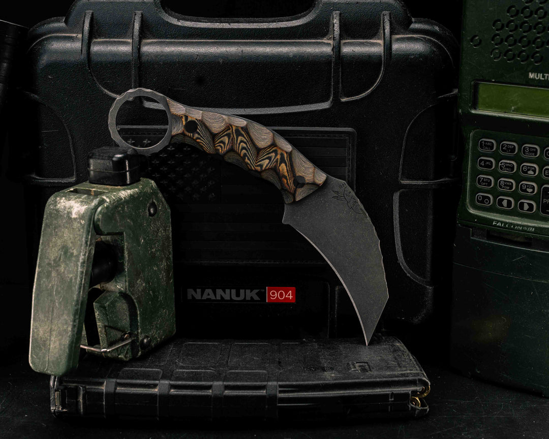 Karambito- Dalhalla Richlite, CF Pins, Textured Grip