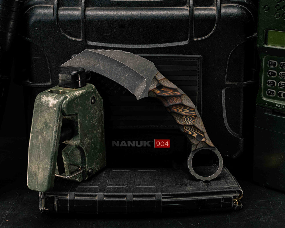 Karambito- Dalhalla Richlite, CF Pins, Textured Grip