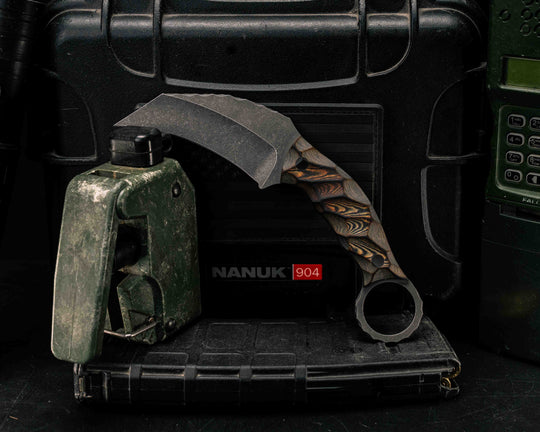 Karambito- Dalhalla Richlite, CF Pins, Textured Grip