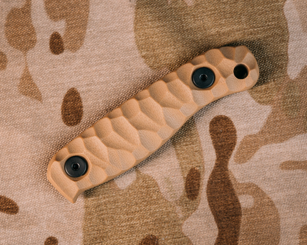 Feather Light and Skinner Jr Scales- Coyote G10, Chaos Grip