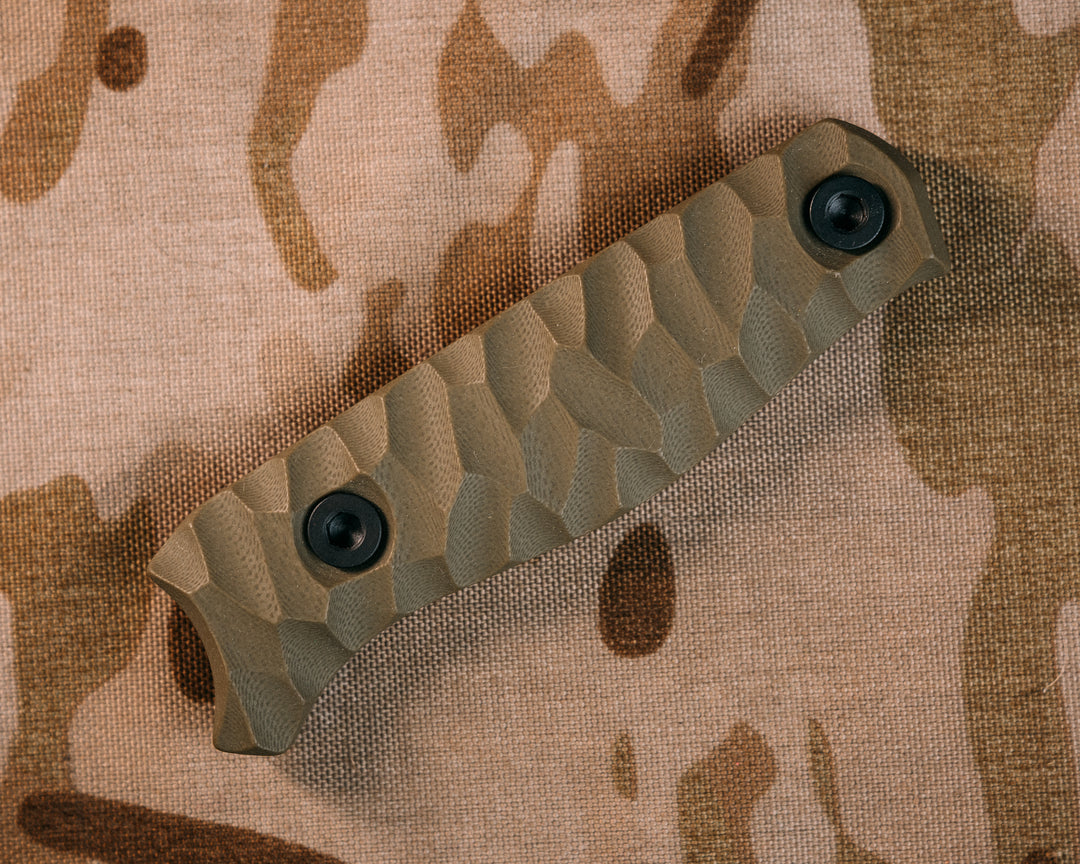 Field Knife Scales- OD Green G10, Allen Bolts, Chaos Grip