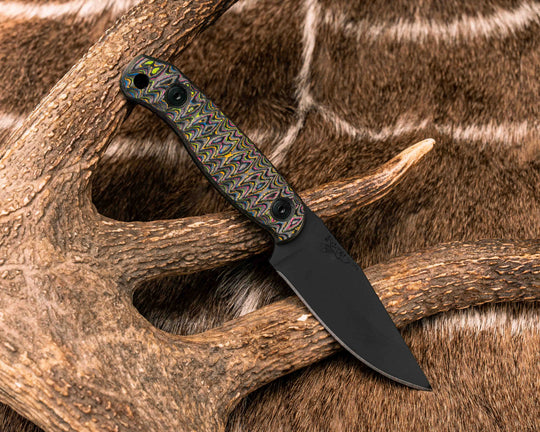 Feather Light- 80's Carbon, Armor Black Cerakote, Brass Allen Bolts, Textured Grip