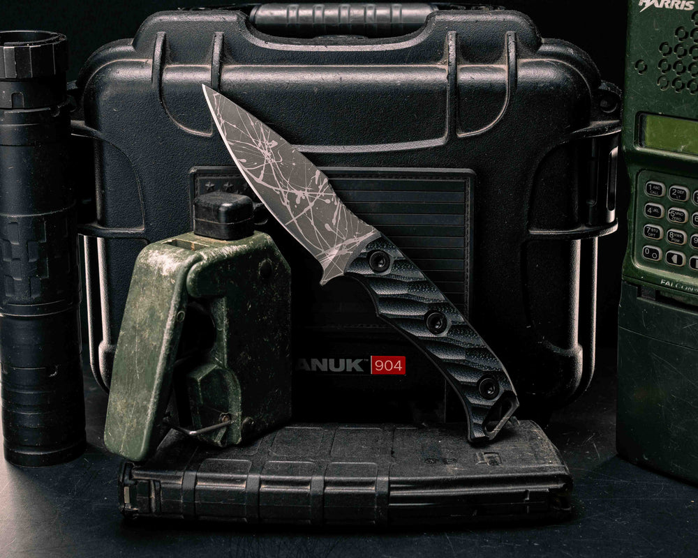 Ishi - Black G10, Allen Bolts, Textured Grip