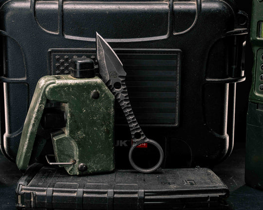 Ringstrike - Acid Etched and Machined Rockwork Handle