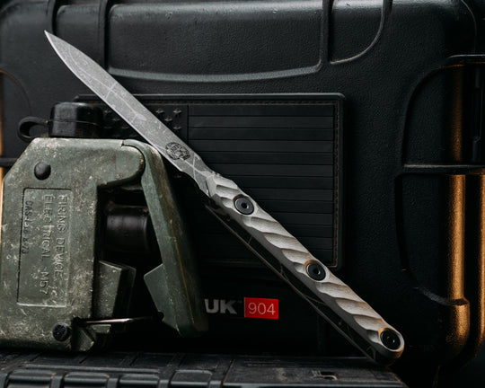 OSS Spike - Grey G10, Allen Bolts, Textured Grip