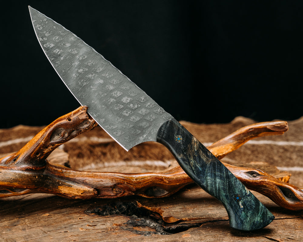 Chef Jr - Dyed Buckeye, Mosaic Pins, Smooth Grip