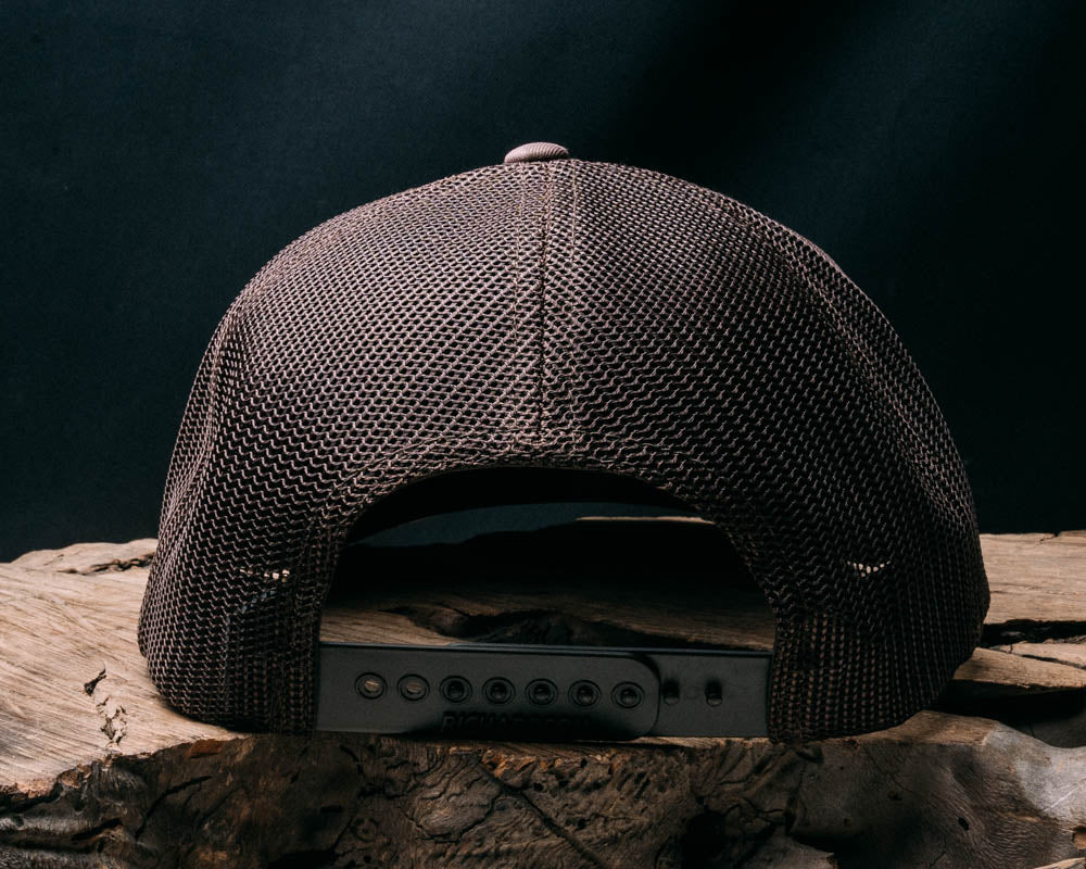 Half Face Blades Duck Camo/Brown snap back