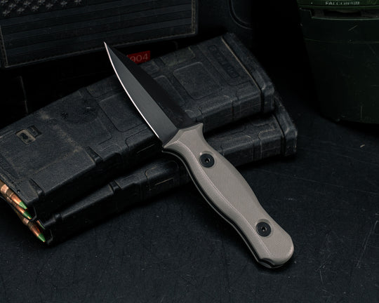 Pulse Checker- Grey G10, Armor Black Cerakote, Allen Bolts, Smooth Grip