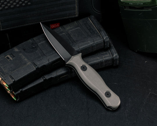 Pulse Checker- Grey G10, Armor Black Cerakote, Allen Bolts, Smooth Grip