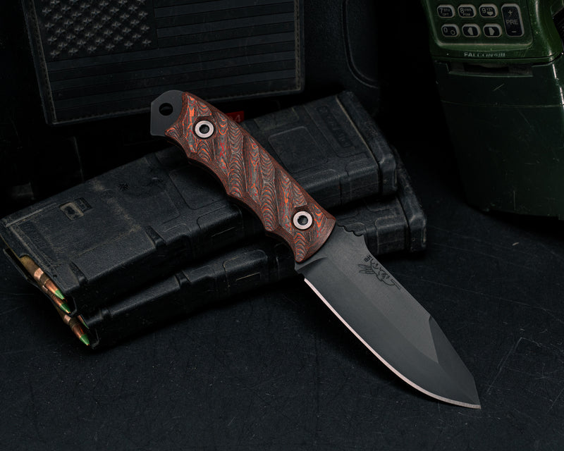 Disaster Jr- Mars Valley Carbon, Armor Black Cerakote, Allen Bolts, Textured Grip