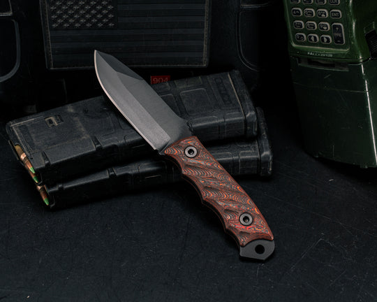 Disaster Jr- Mars Valley Carbon, Armor Black Cerakote, Allen Bolts, Textured Grip