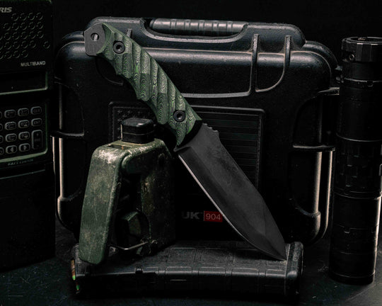 Disaster Breacher- Jungle Wear Carbon, Allen Bolts, Textured Grip