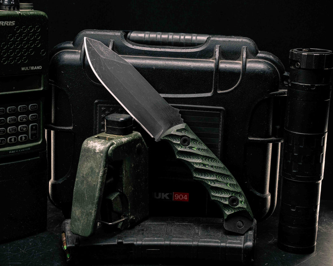 Disaster Breacher- Jungle Wear Carbon, Allen Bolts, Textured Grip