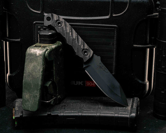 Disaster Cub- Black Dunes Carbon, Armor Black Cerakote, Allen Bolts, Textured Grip