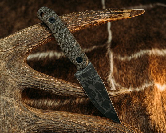 Feather Light- OD Green Canvas Micarta, Allen Bolts, Chaos Grip
