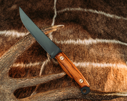 Crow Breakdown- Desert Ironwood, Armor Black Cerakote, Brass Allen Bolts, Smooth Grip
