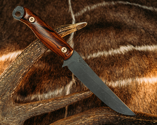 Crow Breakdown- Desert Ironwood, Brass Allen Bolts, Smooth Grip