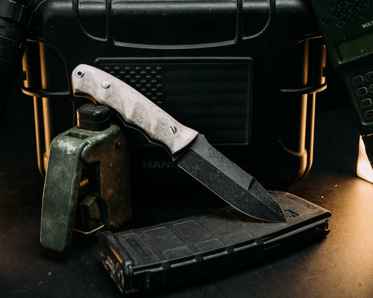 Disaster Jr Gen 3 - Elk Antler, Mosaic Pins, Textured Grip