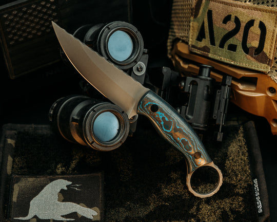 Osoraku 3" Mini - Arctic Storm FAT Carbon, CF Pins, Smooth Grip