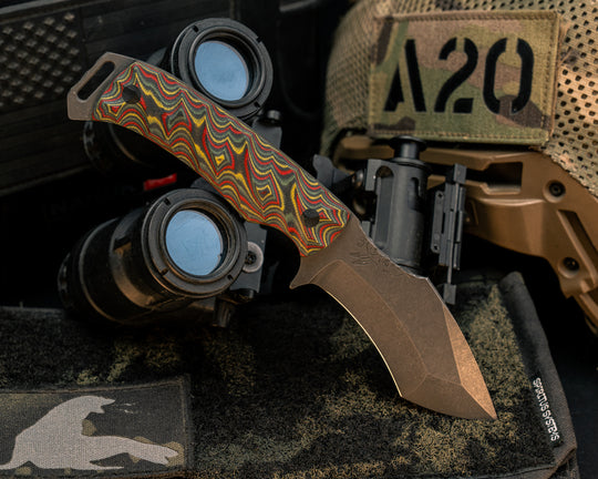 Buteo- Contra G10, CF Pins, Textured Grip